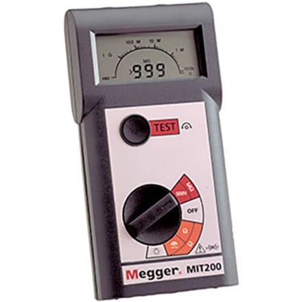 Megger MIT200-EN Isolatiemeter 1000 MΩ
