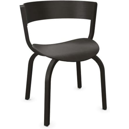 Thonet - 404 F stoel - zwart gebeitst