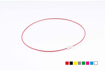 Drahtseil, verschraubbar, 8-teilig, farbig, 10cm