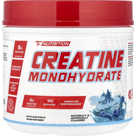 TC Nutrition, Creatine Monohydraat, Blue Slush, 20 oz (567 gram)