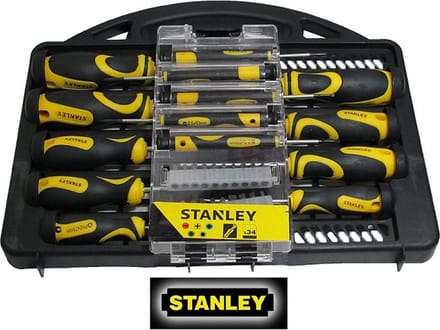 STANLEY Schroevendraaierset 34delig - STHT0-62141