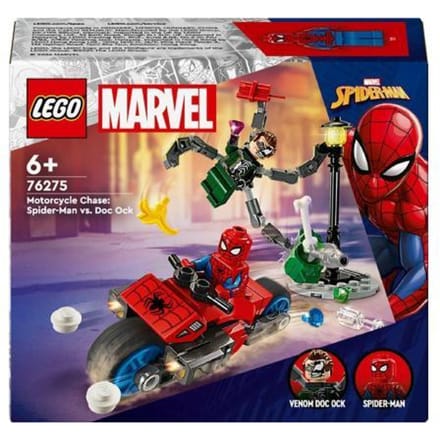 LEGO 76275 Motorachtervolging: Spider-Man vs. Doc Ock Bouwsets