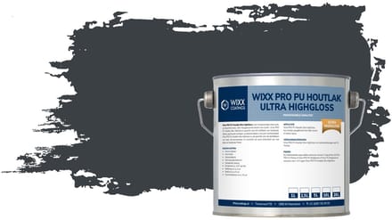 Wixx PRO PU Houtlak Ultra HighGloss - 20L - RAL 7016 | Antracietgrijs