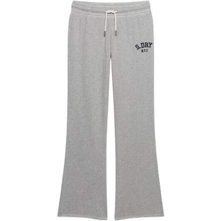 Vrouwelijke geborduurde flare joggingbroek Superdry Athletic