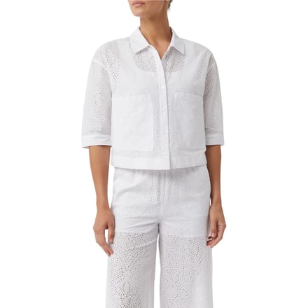 Comma Blouses White Maat: 42 | Blouses Outlet | Dames | Wit