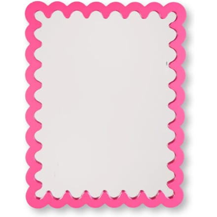 House Vitamin Mirror wavey neon pink mdf 24x33x1.5cm