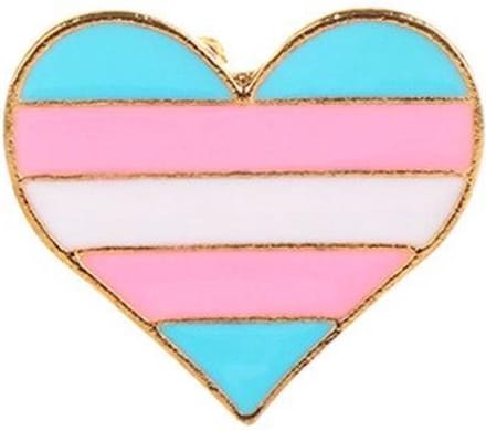 Pride Transgender Kledingspeld - Gay Pride - Trans Pin Broche - 1 stuks