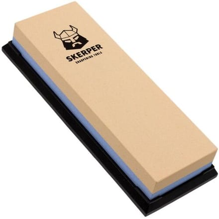 Skerper Basic SH001 Combinatieslijpsteen 180/600 Grit, voor het Vormen en Scherp Slijpen van een Bot Mes