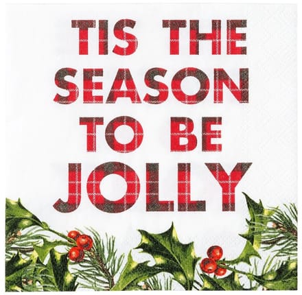 Kerstservetten jolly season - Talking Tables
