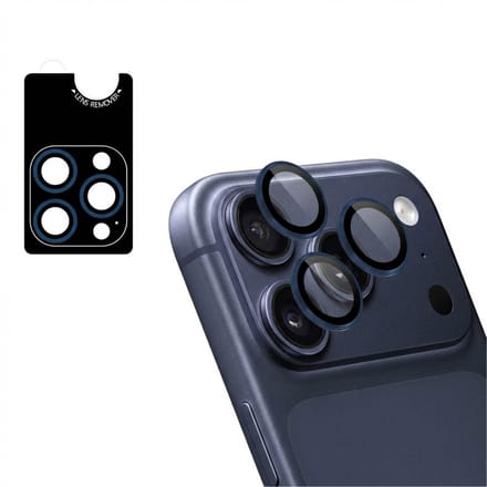 imoshion Camera Lens Protector - Geschikt voor iPhone 17 Pro/ iPhone 17 Pro Max - 2 Pack - Dark Blue