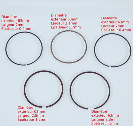 malossi zuigerveer kit 3518852 Ø63mm voor motor scooter nieuw