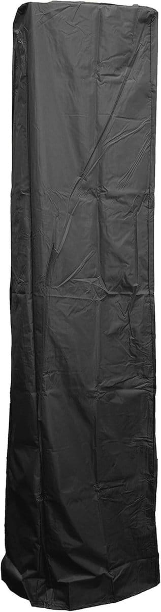 Vierkante Glazen Buis Terrasverwarmer Cover - Zwart