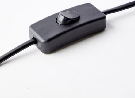 BRILLIANT tafellamp, 24 cm, E27, lichteffect. zwart mat