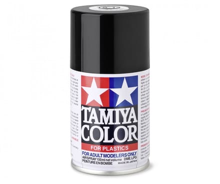 Tamiya Hobbyverf Acrylverf - TS-14 Black - Gloss - Acryl Spray - Verf spuitbus - 100 ml