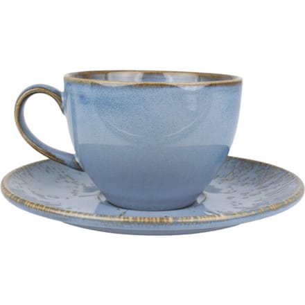 Bonna Thee kopjes & schotel sky snell porselein set van 6