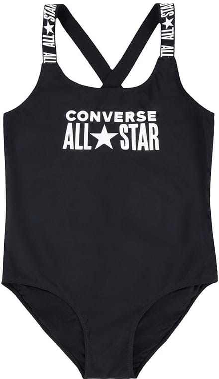 Converse Kids Core Logo Zwemkleding Zwart 24 Months Meisjes