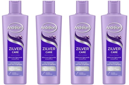 Andrélon Zilver Care Shampoo - 4 x 250 ml