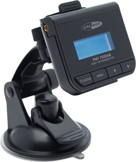 Caliber DAB adapter autoradio - DAB+ Ontvanger - Via AUX of FM - Transmitter (PMT701DAB-1)