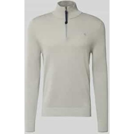 Gebreide pullover met schipperskraag