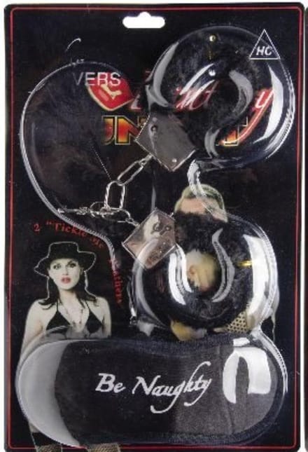 Be NAUGHTY set (zwart)