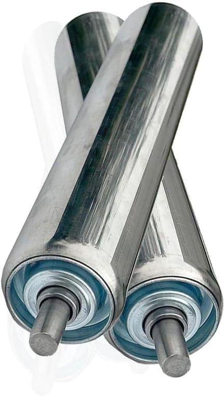 Stalen Roller Set - Transportrollen - Materiaal Verplaatsen - Industriële Kwaliteit - Set van 2 - Zilver