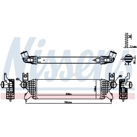 Intercooler NISSENS 961507