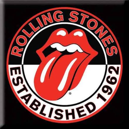 The Rolling Stones - Est. 1962 - Koelkast Magneet - 7.5 x 7.5 cm
