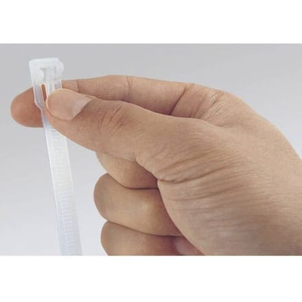 HellermannTyton 131-21419 REL140-PA66-NA Kabelbinder 150 mm 7.60 mm Natuur Hersluitbaar, Met hefsluiting 100 stuk(s)