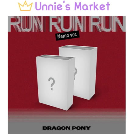 Dragon Pony [RUN RUN RUN] ] EP Album (NEMO-ALBUM) + Gratis geschenk NEMO Album (CD X) white