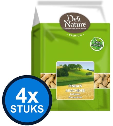 4x Deli Nature - Premium doppinda's 1,6kg - Vogelvoer - 1.6 kg