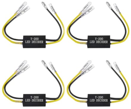 Decoder LED-Display voor Motorfietsen - 12V Belastingsweerstand en Adapter voor Knipperlichten