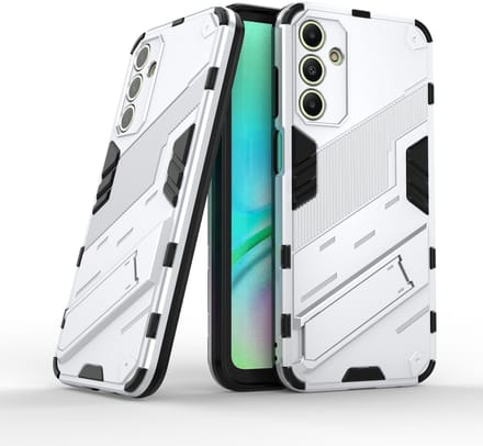 Solidenz StandGuard Xtreme geschikt voor Samsung Galaxy A15 hoesje - Wit