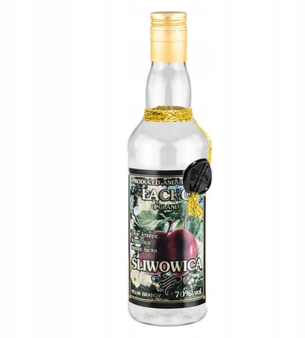 Bimberek MONOPOL - Decoratieve Fles - 500ml - Zwart