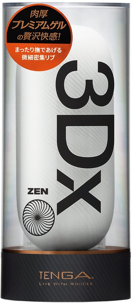 Tenga - TENGA 3Dx ZEN Masturbator - Unieke textuur - Herbruikbaar