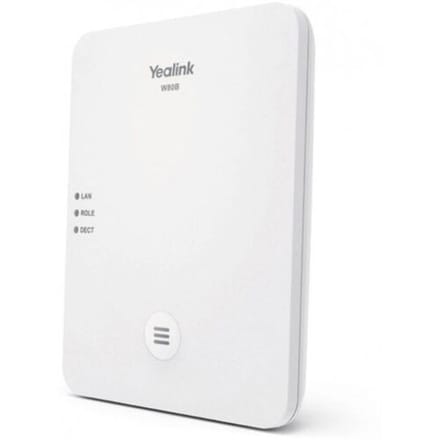 Yealink W80B DECT/VoIP basisstation Aantal systeemtelefoons: 100