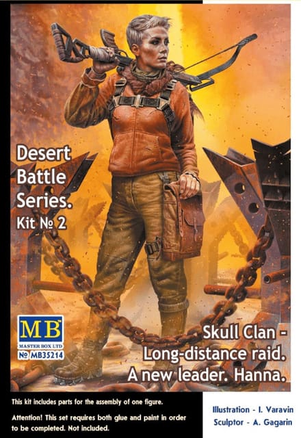 Master Box Modelbouwpakket Militaire voertuigen - 35214 Skull Clan - Long Raid - A new Leader Hanna Plastic - 1:35 - Modelbouw