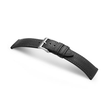 Horlogeband Eimsbüttel 24/20 mm Zwart M