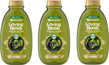 Garnier Loving Blends Mytische Olijf Shampoo - 900 ml - 3x 300 ml