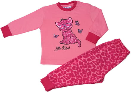 Fun2Wear - Pyjama Little Rebel - Roze - Maat 74 - Meisjes
