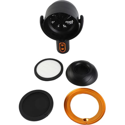 Desktop afzuigkap, 2 snelheden, negatieve ionen, USB-aangedreven, draagbare keukenventilator voor appartementen, 5V black