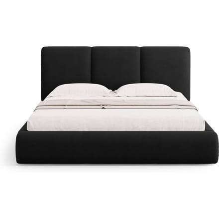 Bedframe Nicolas chenille met opbergruimte en hoofdbord 200 x 200 cm | Cosmopolitan Design