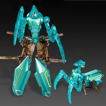 BidsprinkhaanSchorpioen Transformeer Robot Speelgoed Simulatie Multi-gewricht Dierlijke Vervorming Robot Legering 2-in-1 Model Transformeer Speelgoed