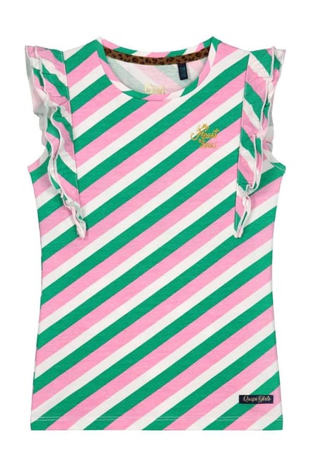 Quapi T-shirt Anita light pink diagonaal