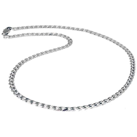 Stalen heren ketting LGT JWLS Gourmet schakel 5mm - 55cm