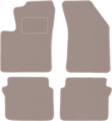 Beige velours vloermatten voor: Chrysler Sebring III sedan (2007-2010)