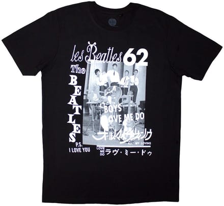 The Beatles - 1962 Heren T-shirt - M - Zwart