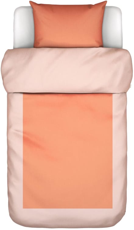 Marc O'Polo Keersten Dekbedovertrek Biologisch Katoenperkal Meloen - Eenpersoons – 140x200/220 cm