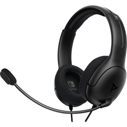 PDP Gaming LVL40 Wired Stereo Headset - Black (Nintendo Switch/Switch OLED/Switch Lite)