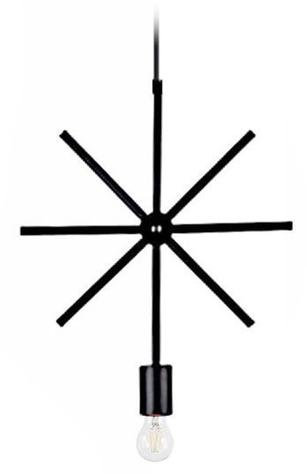 Toolight Le-02 Star Hanglamp Zwart 100X32X100Cm