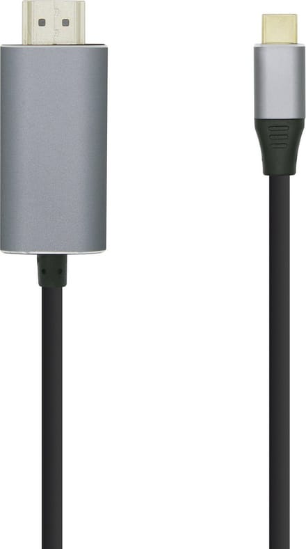 USB C to HDMI Cable Aisens A109-0393 Black 1,8 m 4K Ultra HD